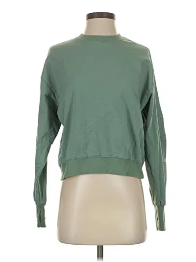 Pre-owned Assorted Brands Sweatshirt In Green