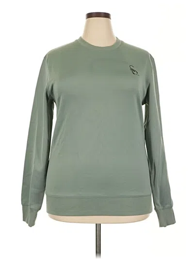 Pre-owned Assorted Brands Sweatshirt In Green