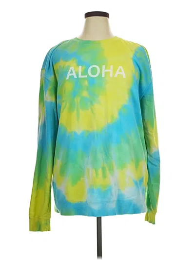 Pre-owned Assorted Brands Sweatshirt In Green