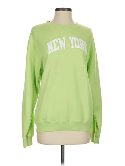 Pre-owned Assorted Brands Sweatshirt In Green