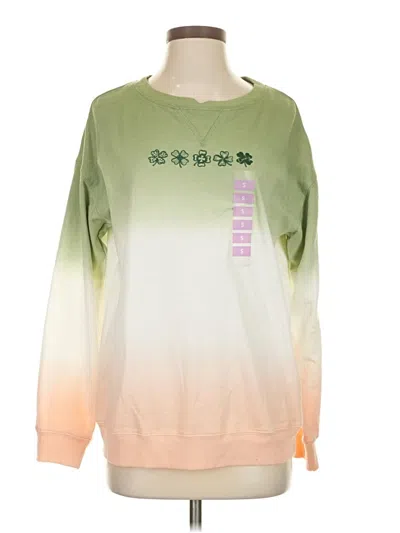 Pre-owned Assorted Brands Sweatshirt In Green