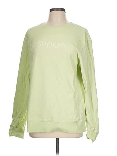 Pre-owned Assorted Brands Sweatshirt In Green