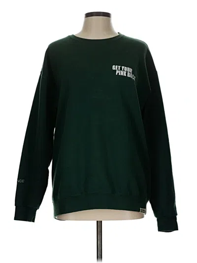 Pre-owned Assorted Brands Sweatshirt In Green