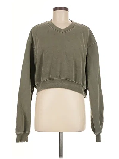 Pre-owned Assorted Brands Sweatshirt In Green