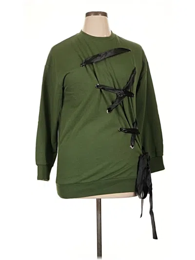 Pre-owned Assorted Brands Sweatshirt In Green