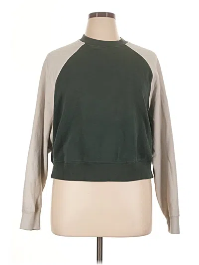 Pre-owned Assorted Brands Sweatshirt In Green