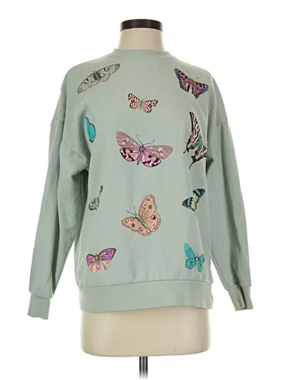Pre-owned Assorted Brands Sweatshirt In Green