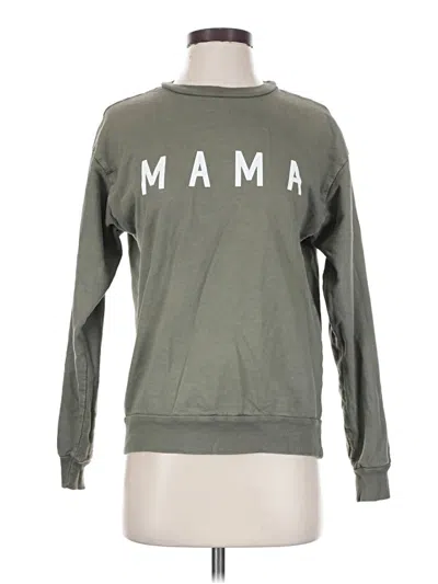 Pre-owned Assorted Brands Sweatshirt In Green