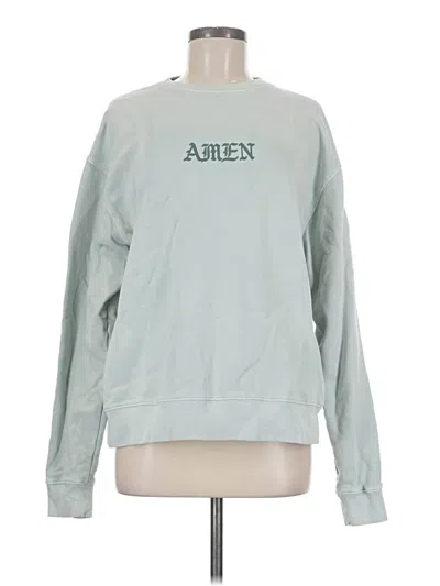Pre-owned Assorted Brands Sweatshirt In Green