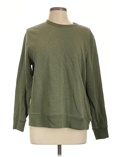 Pre-owned Assorted Brands Sweatshirt In Green