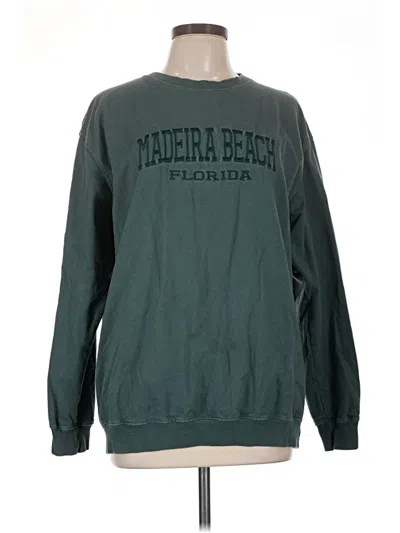 Pre-owned Assorted Brands Sweatshirt In Green