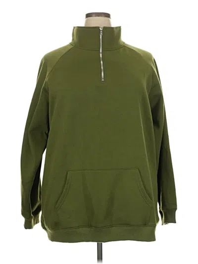 Pre-owned Assorted Brands Sweatshirt In Green