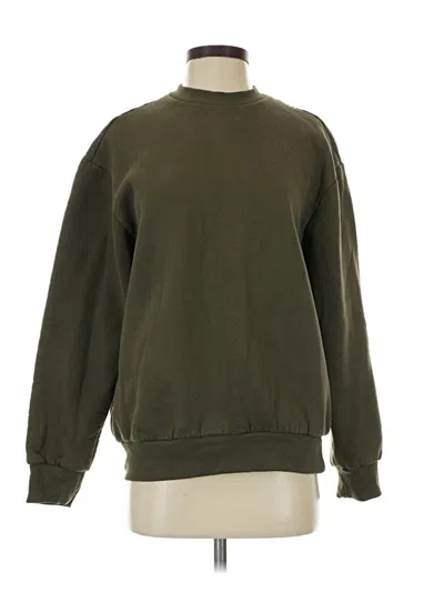 Pre-owned Assorted Brands Sweatshirt In Green