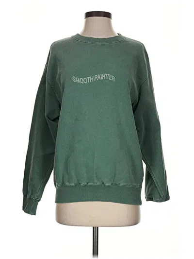 Pre-owned Assorted Brands Sweatshirt In Green