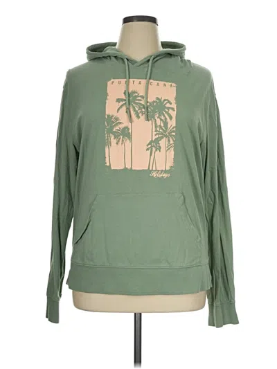 Pre-owned Assorted Brands Sweatshirt In Green