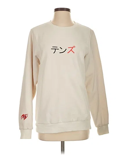 Pre-owned Assorted Brands Sweatshirt In Ivory