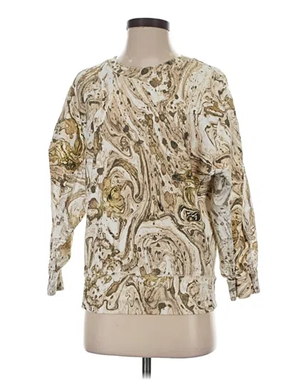 Pre-owned Assorted Brands Sweatshirt In Ivory