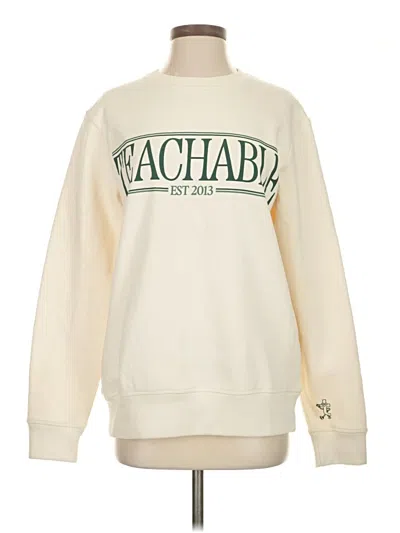 Pre-owned Assorted Brands Sweatshirt In Ivory