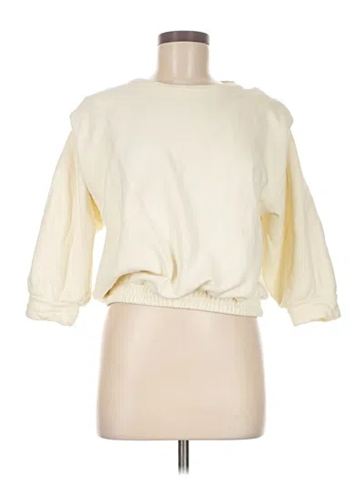 Pre-owned Assorted Brands Sweatshirt In Ivory