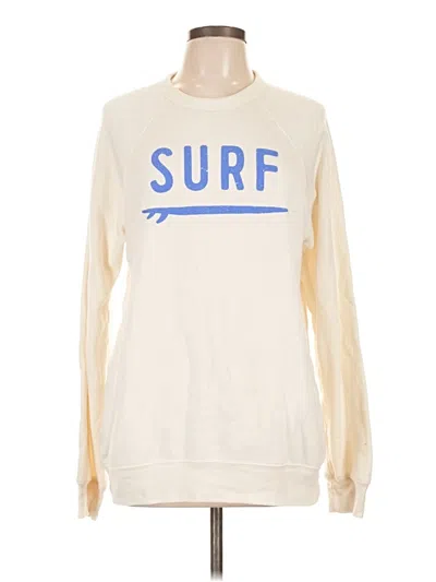 Pre-owned Assorted Brands Sweatshirt In Ivory
