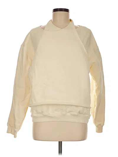 Pre-owned Assorted Brands Sweatshirt In Ivory