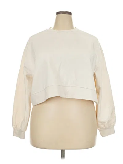Pre-owned Assorted Brands Sweatshirt In Ivory