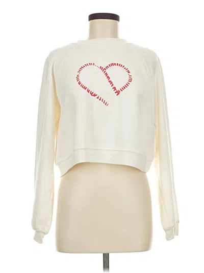 Pre-owned Assorted Brands Sweatshirt In Ivory