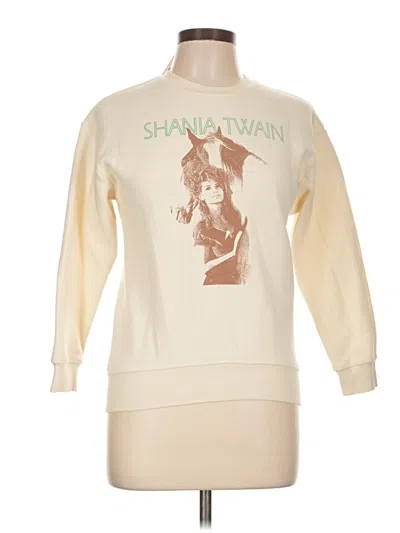 Pre-owned Assorted Brands Sweatshirt In Ivory