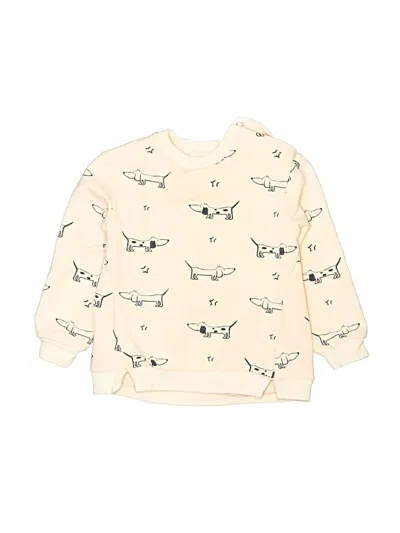 Pre-owned Assorted Brands Babies' Sweatshirt In Ivory