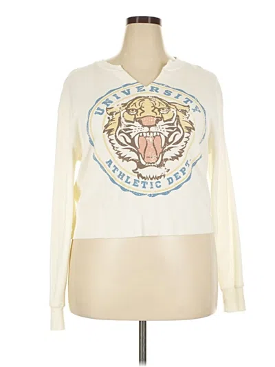 Pre-owned Assorted Brands Sweatshirt In Ivory
