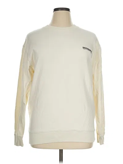 Pre-owned Assorted Brands Sweatshirt In Ivory