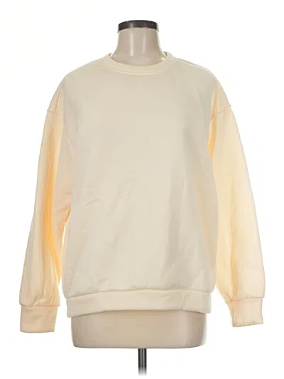 Pre-owned Assorted Brands Sweatshirt In Ivory