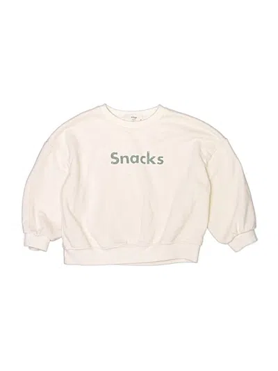 Pre-owned Assorted Brands Kids' Sweatshirt In Ivory