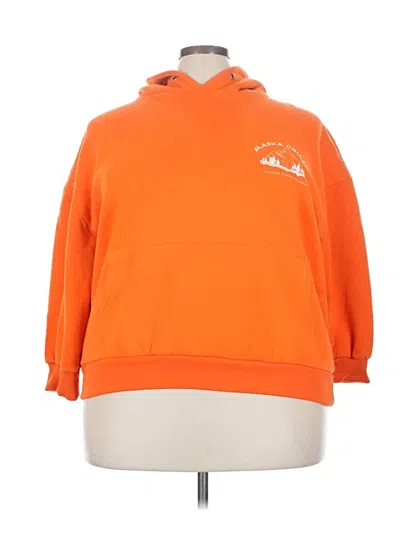 Pre-owned Assorted Brands Sweatshirt In Orange