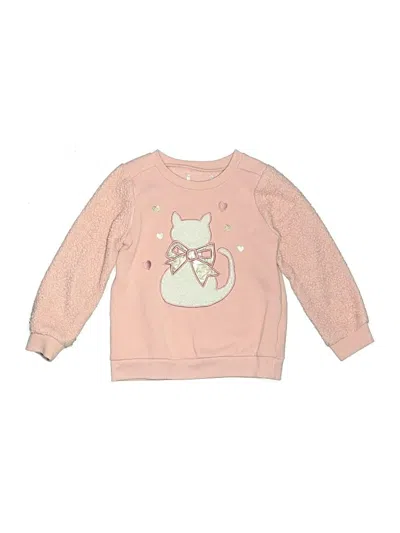 Pre-owned Assorted Brands Kids' Sweatshirt In Pink