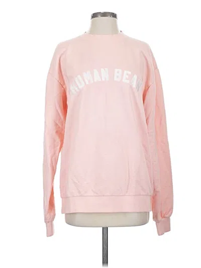 Pre-owned Assorted Brands Sweatshirt In Pink