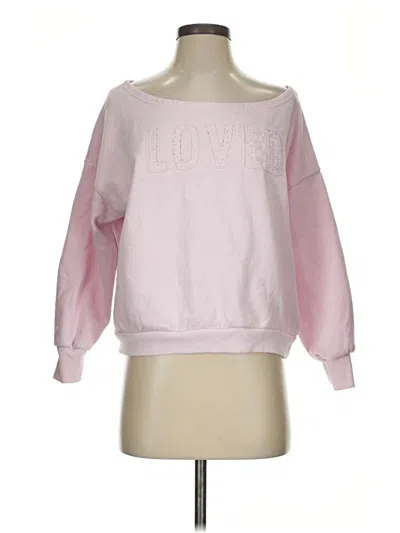 Pre-owned Assorted Brands Sweatshirt In Pink