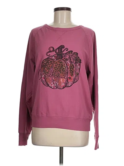Pre-owned Assorted Brands Sweatshirt In Pink