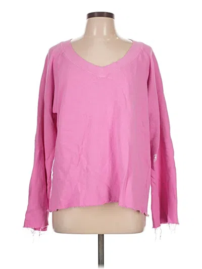 Pre-owned Assorted Brands Sweatshirt In Pink