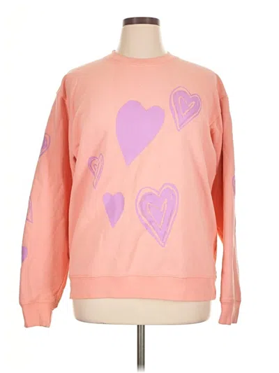 Pre-owned Assorted Brands Sweatshirt In Pink