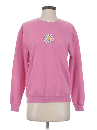 Pre-owned Assorted Brands Sweatshirt In Pink
