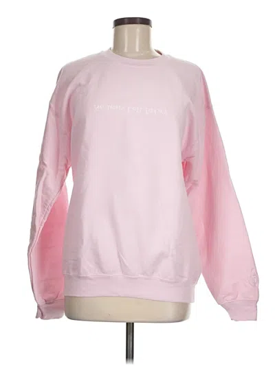 Pre-owned Assorted Brands Sweatshirt In Pink