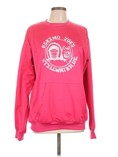 Pre-owned Assorted Brands Sweatshirt In Pink