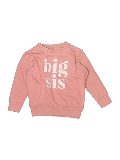 Pre-owned Assorted Brands Kids' Sweatshirt In Pink