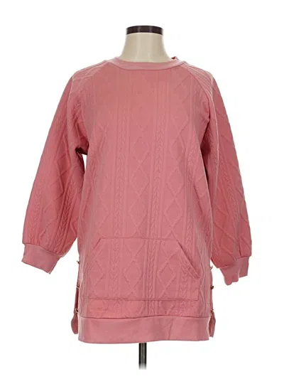 Pre-owned Assorted Brands Sweatshirt In Pink
