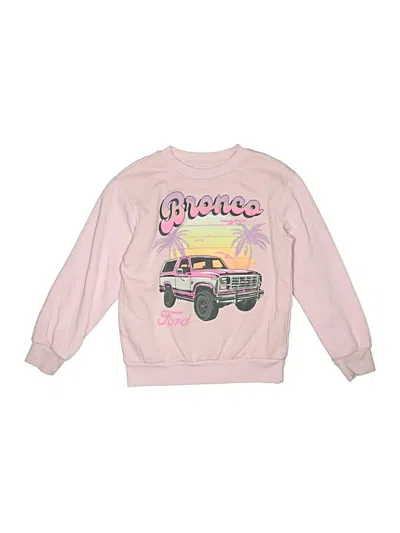 Pre-owned Assorted Brands Kids' Sweatshirt In Pink