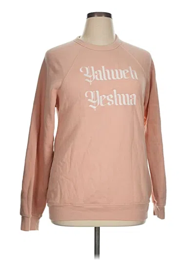 Pre-owned Assorted Brands Sweatshirt In Pink