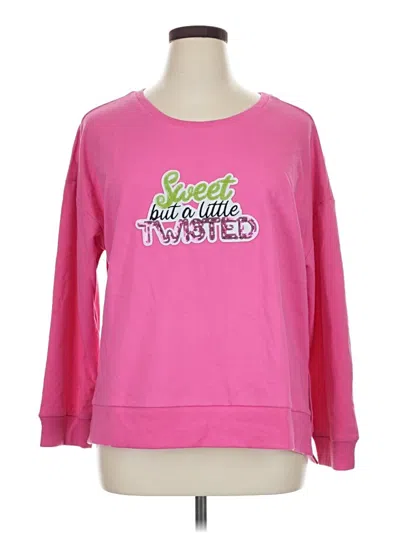Pre-owned Assorted Brands Sweatshirt In Pink