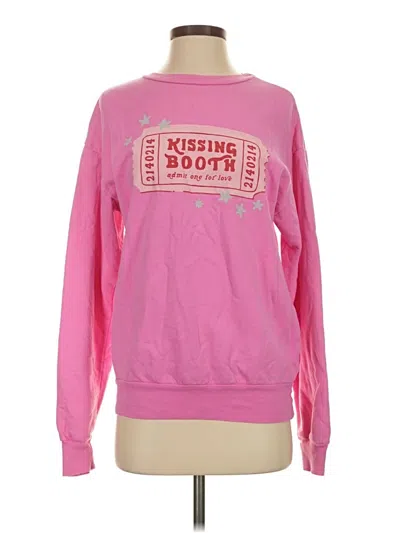 Pre-owned Assorted Brands Sweatshirt In Pink