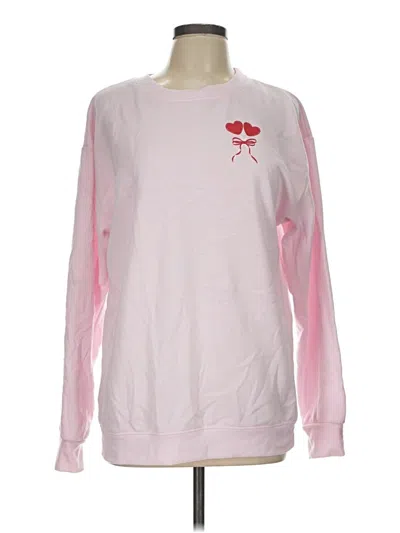 Pre-owned Assorted Brands Sweatshirt In Pink
